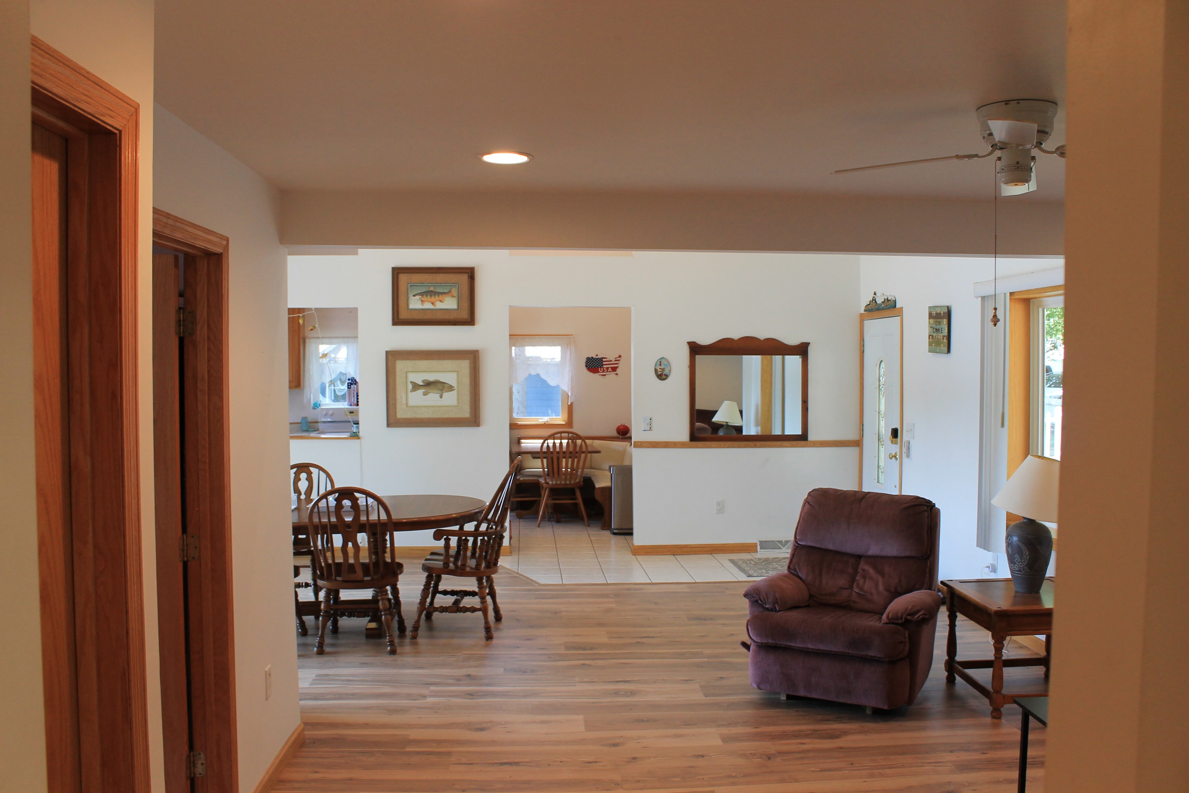 Living and dining area