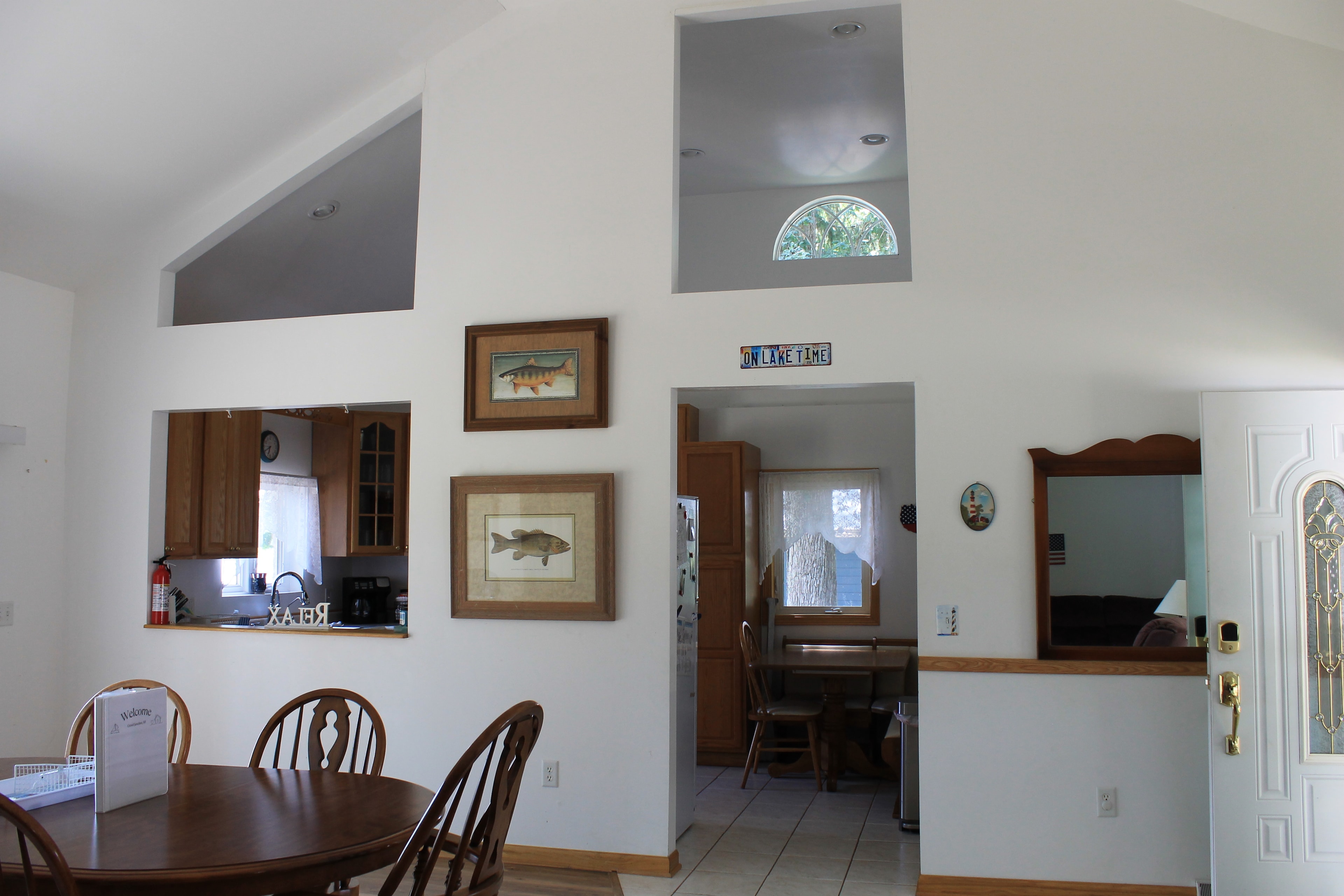 Kitchen dining area and open layout